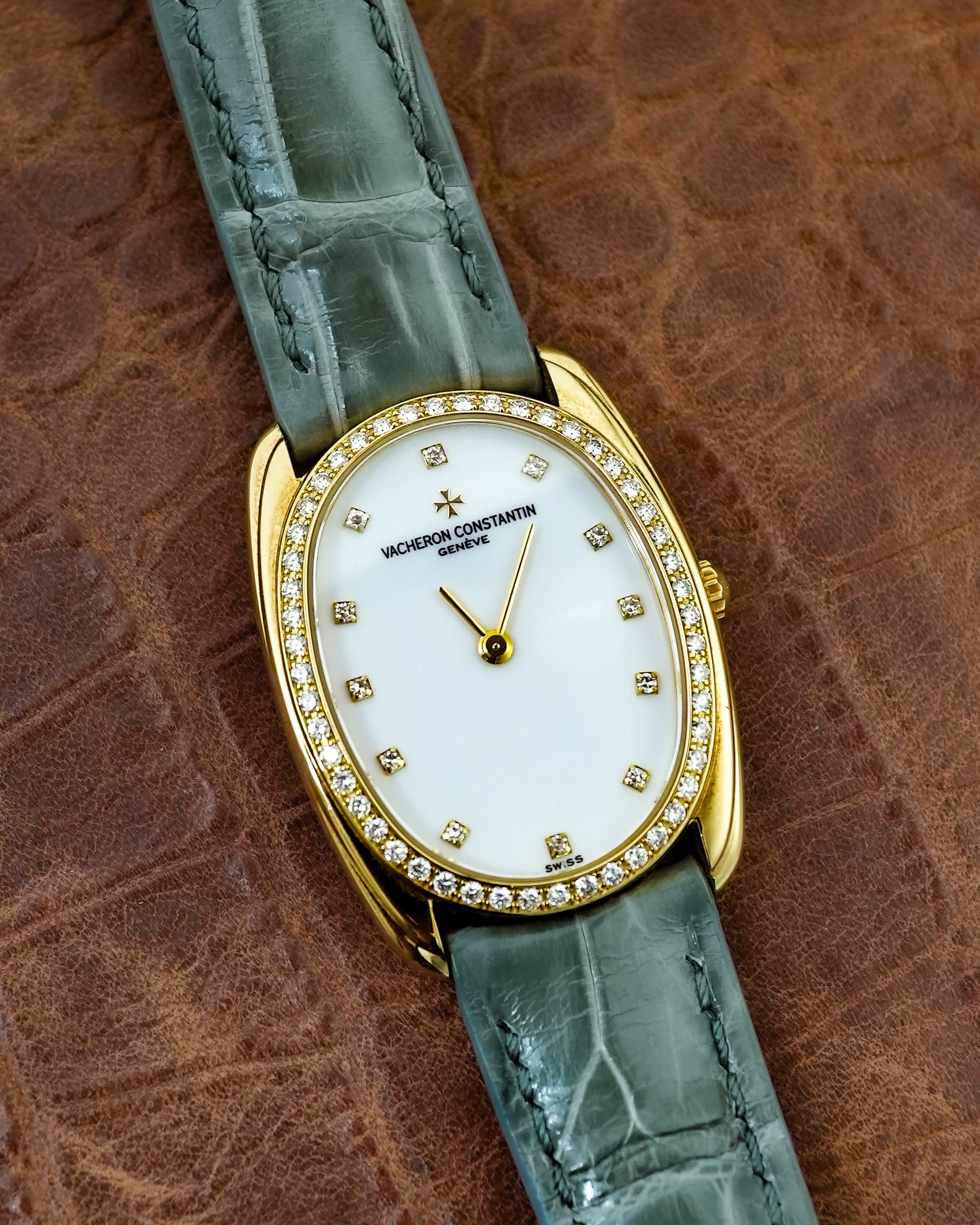 Vacheron Constantin Les Historique Guilloche Factory Diamonds in 18K Solid Yellow Gold 31110