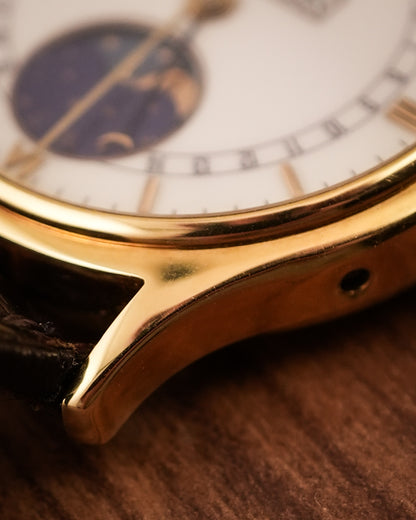 Jaeger LeCoultre JLC Odysseus Triple Calendar Moonphase Coultre in 18K Solid Yellow Gold 141.120.1