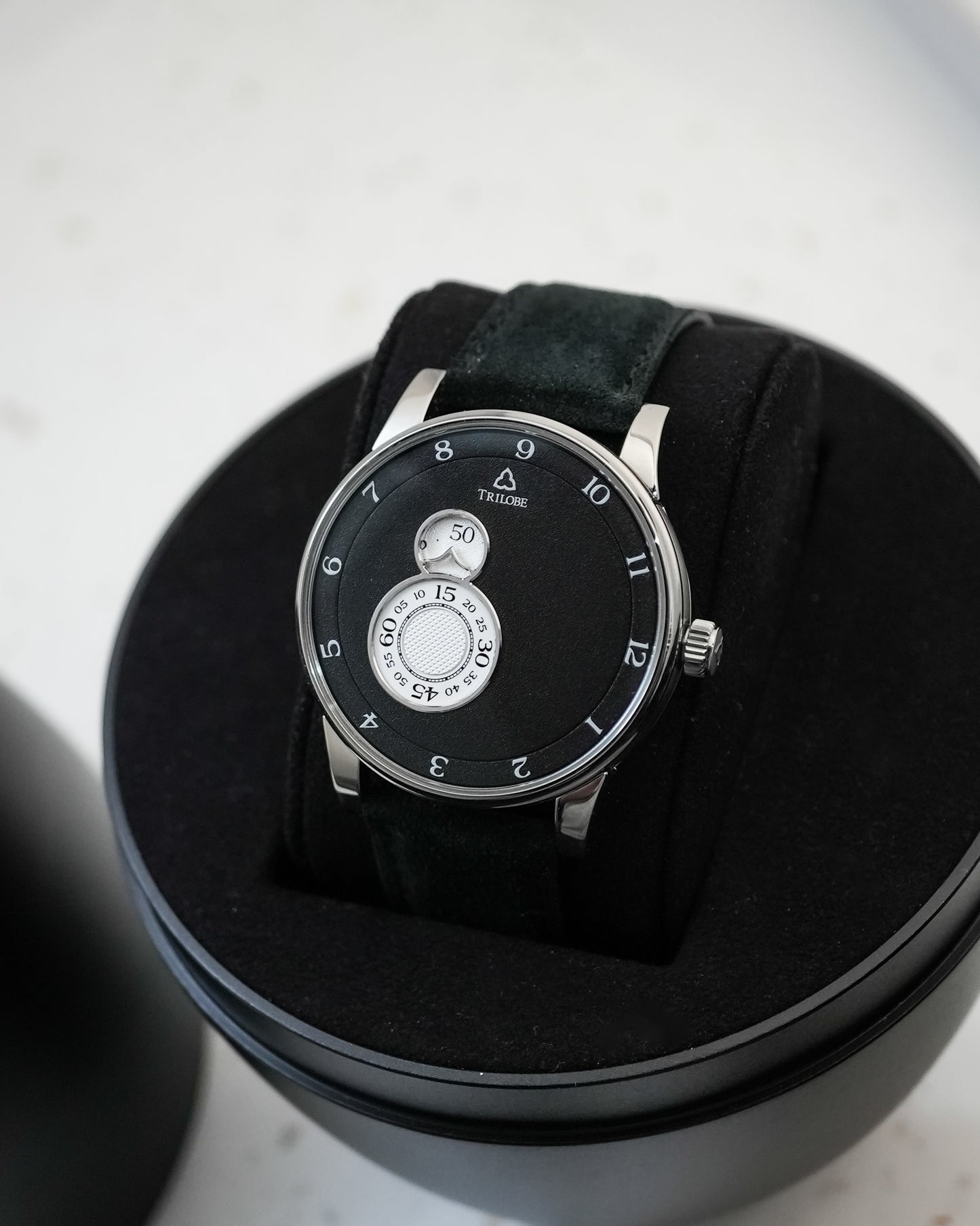 Trilobe Nuit Fantastique Grained Black Titanium 39mm NF06NAG
