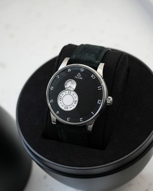 Trilobe Nuit Fantastique Grained Black Titanium 39mm NF06NAG