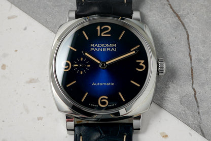 Panerai Radiomir Acciaio 1940 3 Days 42mm Automatic Blue PAM933 PAM00933 PAM 00933 933