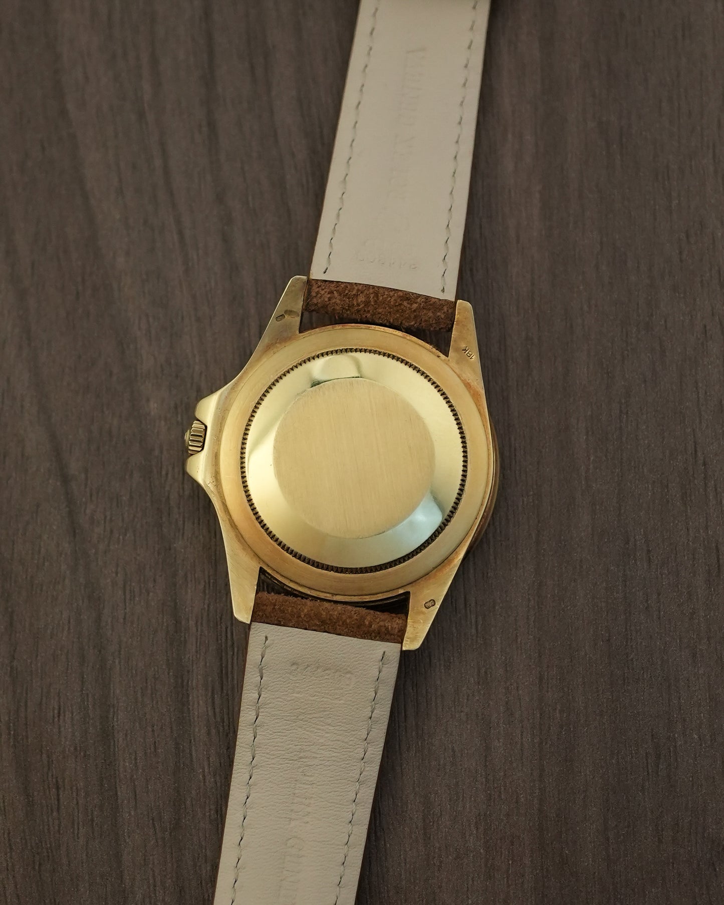 Rolex GMT Master Rootbeer in 18k Solid Yellow Gold Watch Head 1675