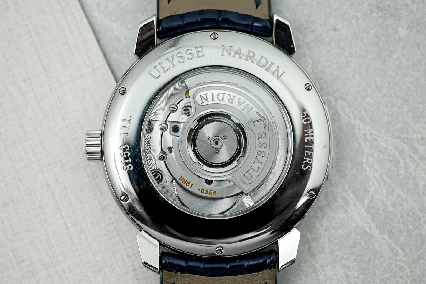 Ulysse Nardin Classico Enamel Dial Blue 40mm 8153-111-2/E3 853-111