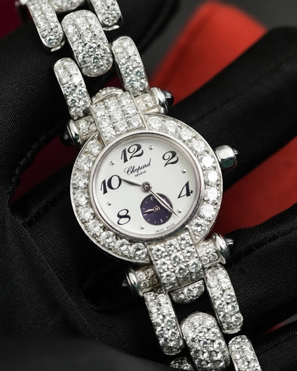 Chopard Imperiale Small Seconds in 18k White Gold Factory Diamonds