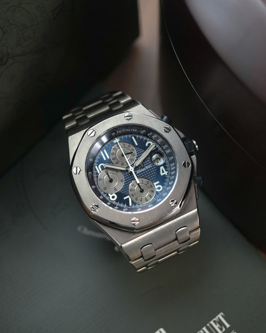 Audemars Piguet The Beast Royal Oak Offshore Gen 1 Tropical Blue 42mm 25721ST 25721ST.OO.1000ST.01