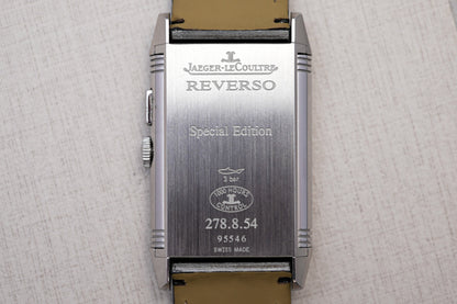 Jaeger-Lecoultre JLC Reverso Boutique Edition Blue Bleu Ultra Thin Duoface Q378858J 278.8.54