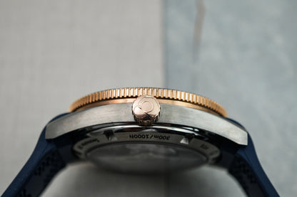 Omega Seamaster Co Axial Chronometer Rose Gold Bezel 300m 233.62.41.21.03.001