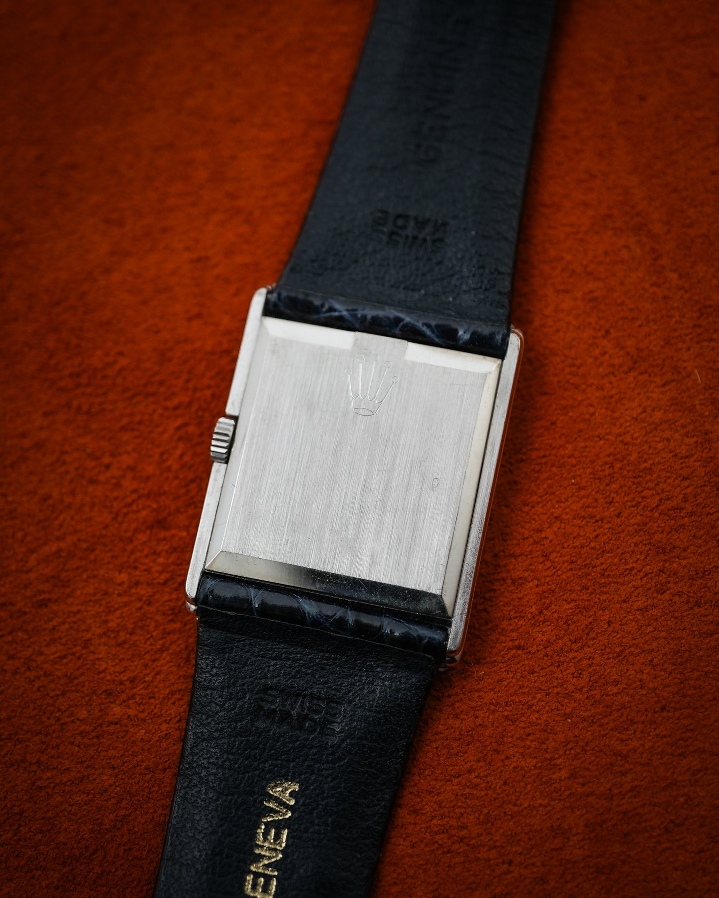 Rolex Cellini in 18K Solid White Gold “ Mirror Black “ Dial 4016