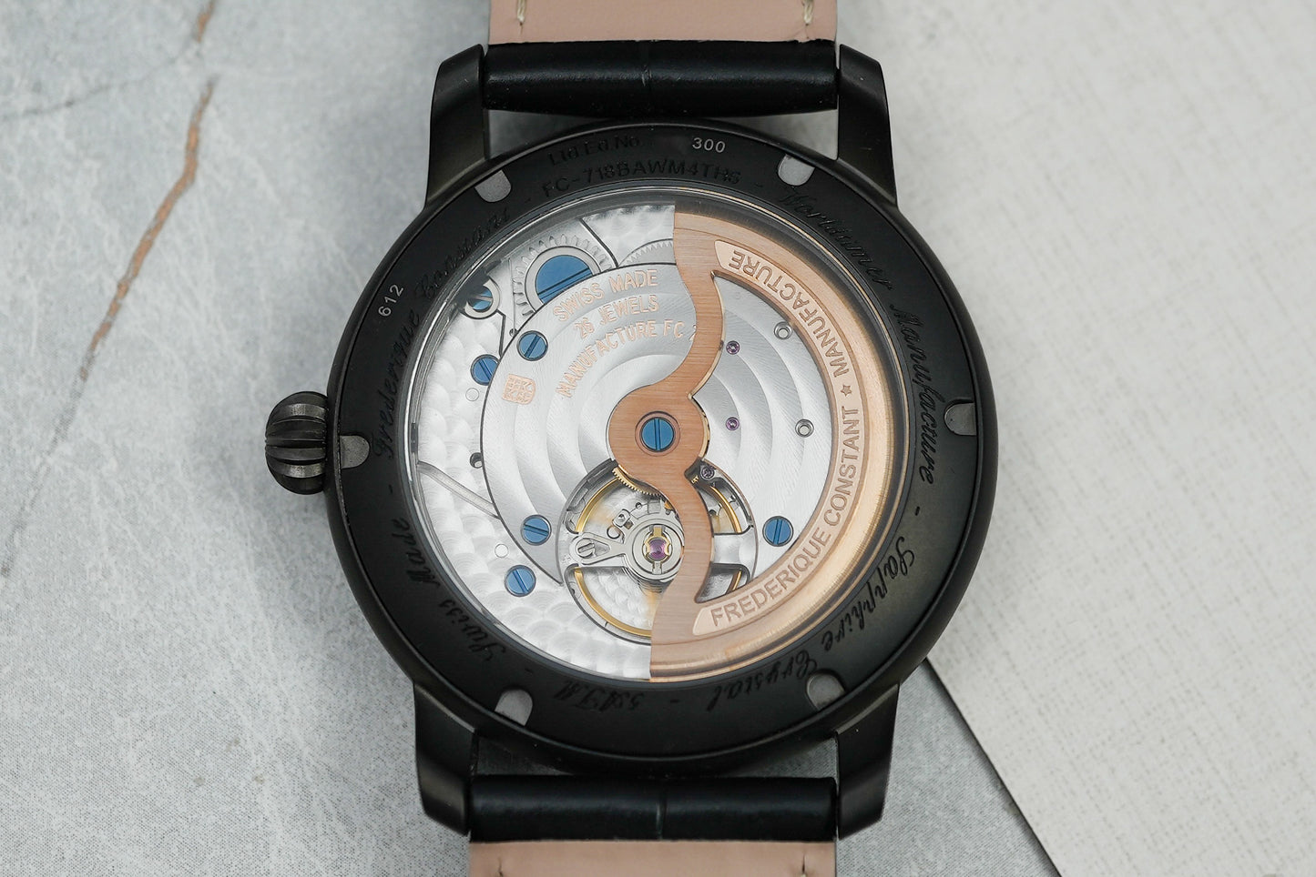 Frederique Constant Manufacture Worldtimer Globetrotter Classic Limited Edition 300 Pieces FC-718BAWM4TH6