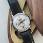 Gerald Genta Backtimer in 18k Solid White Gold with Factory Diamonds G.3806