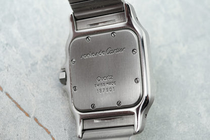 Cartier Santos Galbee LM Two Tone Rare Patina Dial Quartz W20011C4 187901