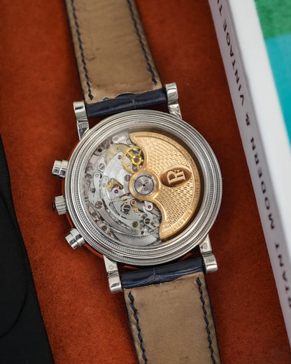 Parmigiani Fleurier Toric Chronograph in 18k Solid White Gold PF006783