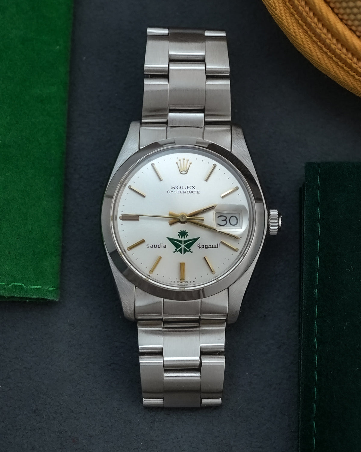 Rolex Oyster Date Precision Saudi Airline Emblem Logo 6694