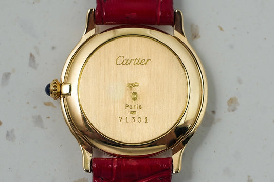 Cartier Louis Riviera Vendome in 18k Solid Yellow Gold Custom Diamonds Manual Winding 10713
