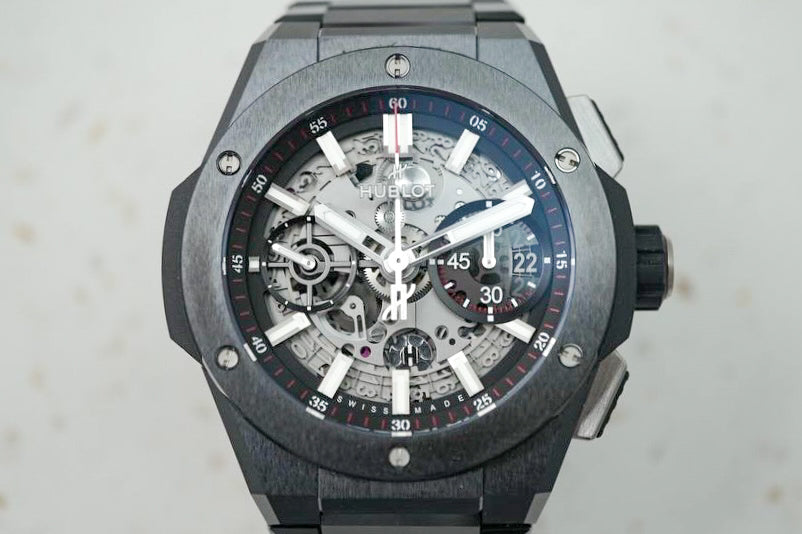 Hublot Big Bang Black Magic Integrated Bracelet Skeletom Ceramic 42mm 451.CX.1170.CX