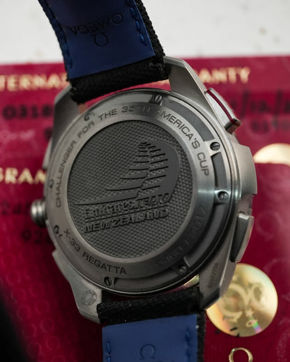 Omega Speedmaster Skywalker X-33 Regatta Emirates New Zealand Team Challenge Americas Cup ETNZ Titanium 45mm 318.92.45.79.01.001