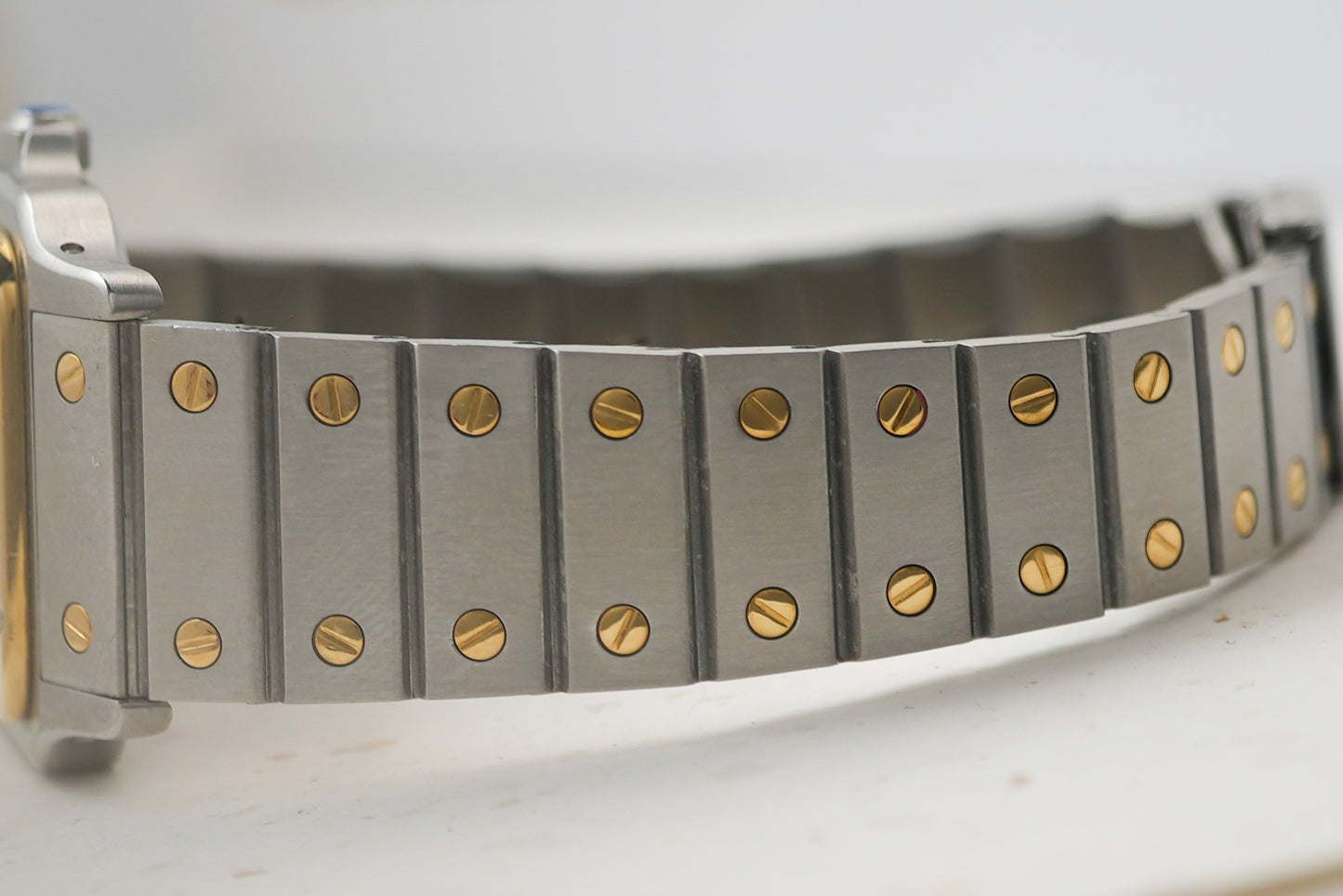 Cartier Santos Carree Two Tone Yellow Gold Automatic 2961