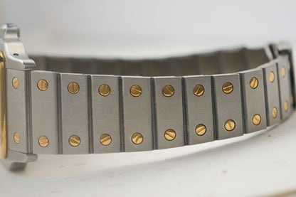 Cartier Santos Carree Two Tone Yellow Gold Automatic 2961