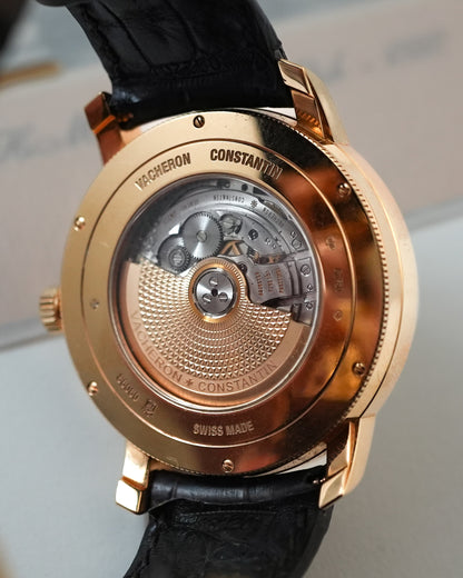 Vacheron Constantin Patrimony Traditionelle World Time Worldtimer in 18k Solid Rose Gold 86060