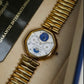 Gerald Genta Perpetual Triple Calender Day Date Moonphase in Solid 18K Yellow Gold 2774