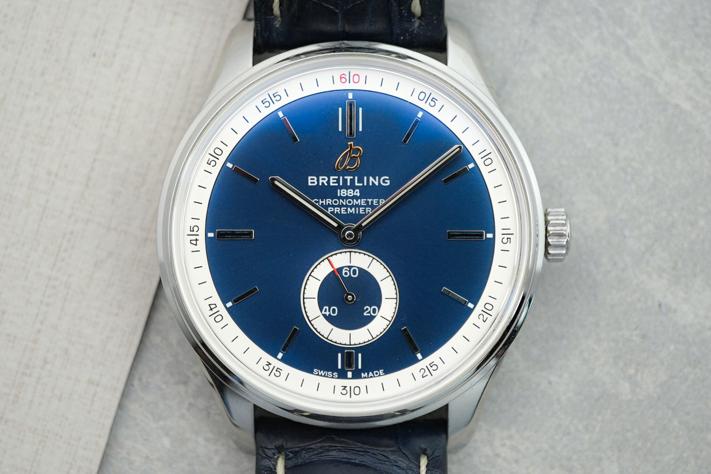 Breitling Premier 40mm Blue Automatic A37340351C1P2