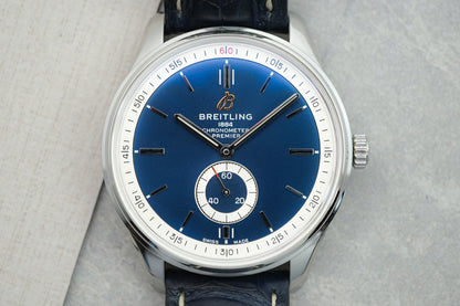 Breitling Premier 40mm Blue Automatic A37340351C1P2