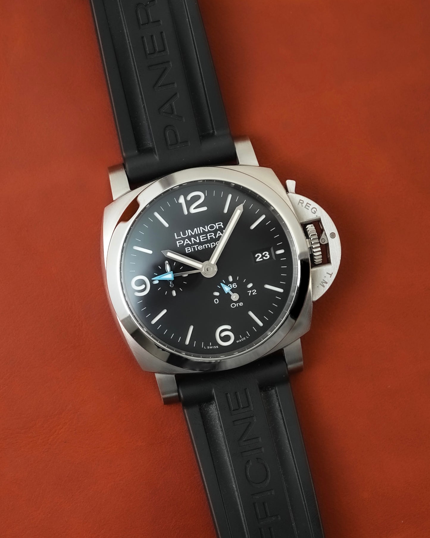 Panerai Luminor GMT Bitempo Power Reserve 72 Hours Automatic 44mm PAM01360 PAM1360 PAM 01360 1360