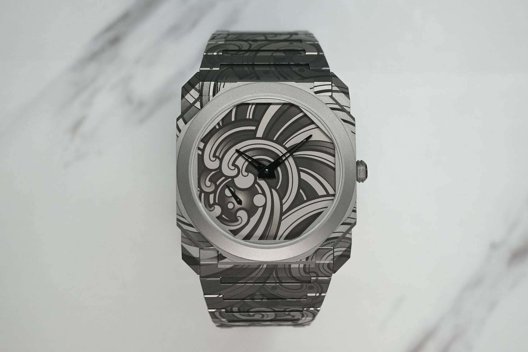 Bulgari Octo Finissimo Tattoo Acqua Chronopassion Titanium Limited Edition 30 Pieces Bvlgari 103707 BGO40TXT