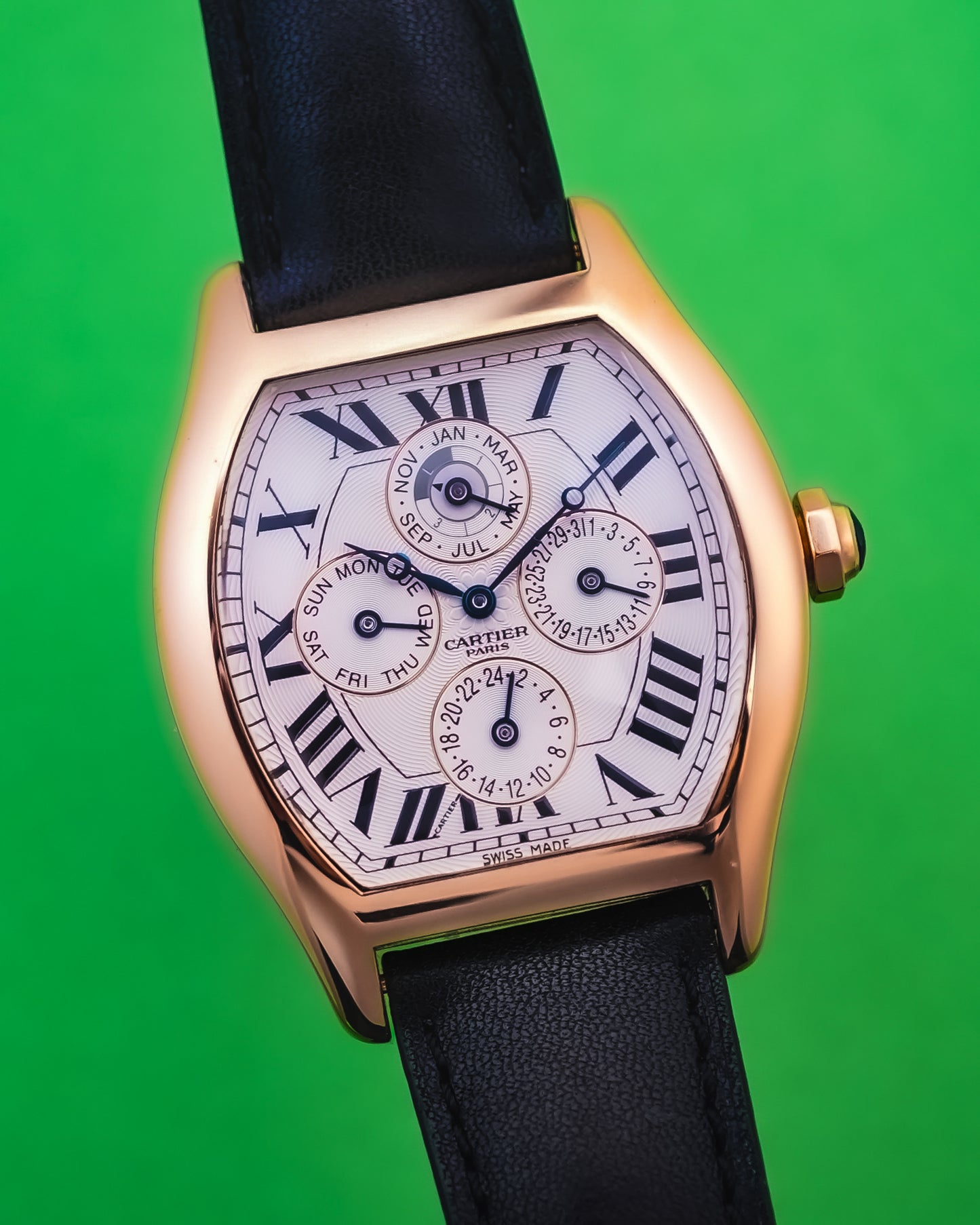 Cartier Tortue Perpetual Calender Collection Privee Paris CPCP 2666 W1542851