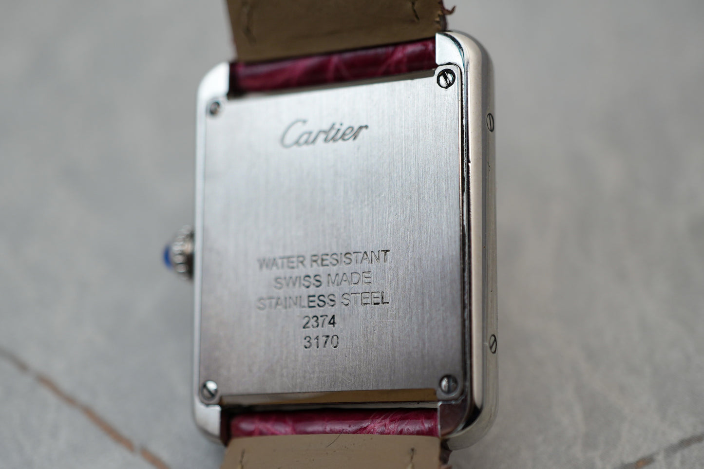 Cartier Tank Solo Pink Small 3170 W5200000