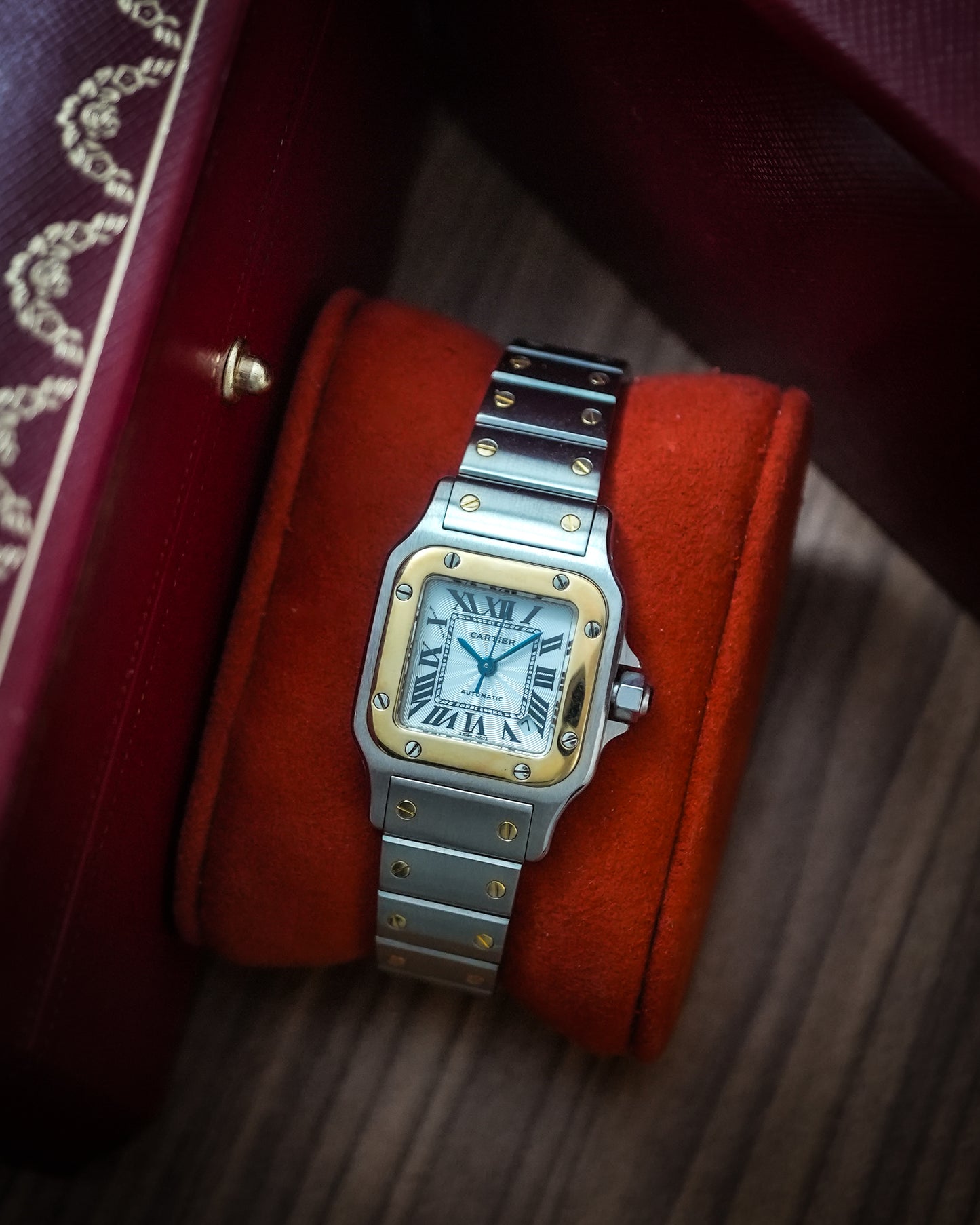Cartier Santos Galbee Two Tone SM Automatic 2423 W20057C4