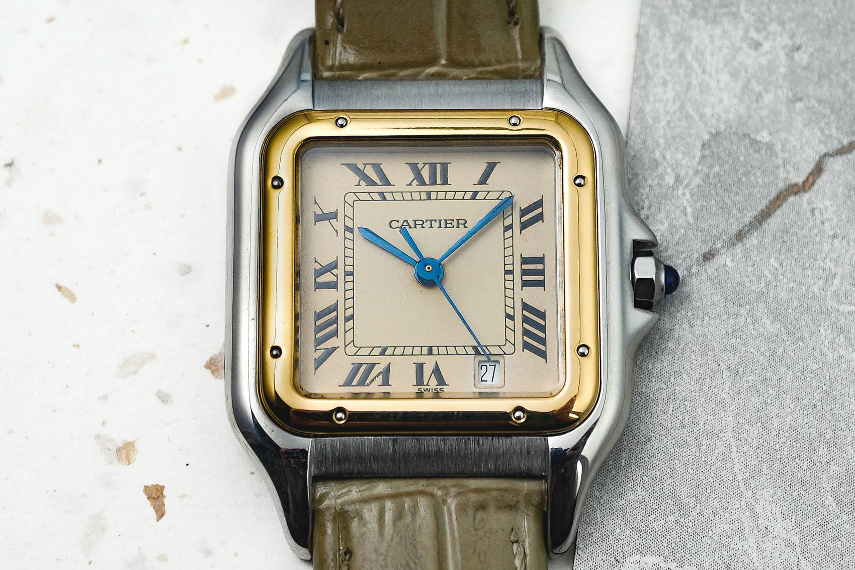 Cartier Panthere in Two Tone Yellow Gold and Steel Panther 27mm Quartz W250285A 83949