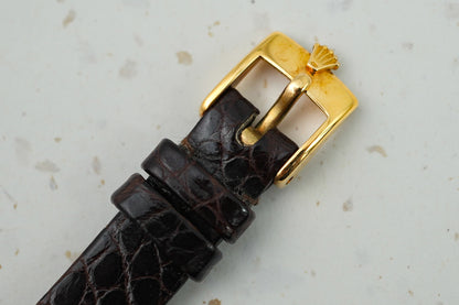 Rolex Cellini 3P Diamond in Solid 18K Yellow Gold Vintage 4082