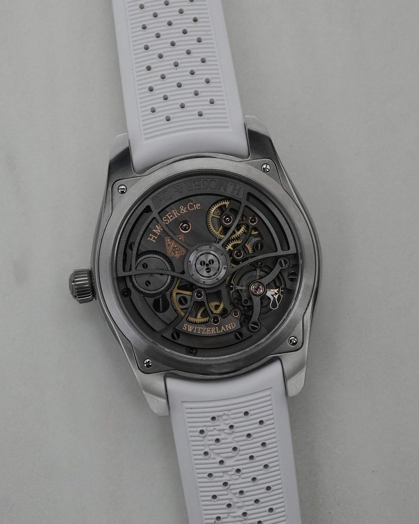 H.Moser & Cie Moser Pioneer Center Seconds Sunny Side Up Yellow Fume 40mm 3201-1200