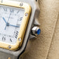 Cartier Santos Carree Two Tone Yellow Gold Automatic 2961