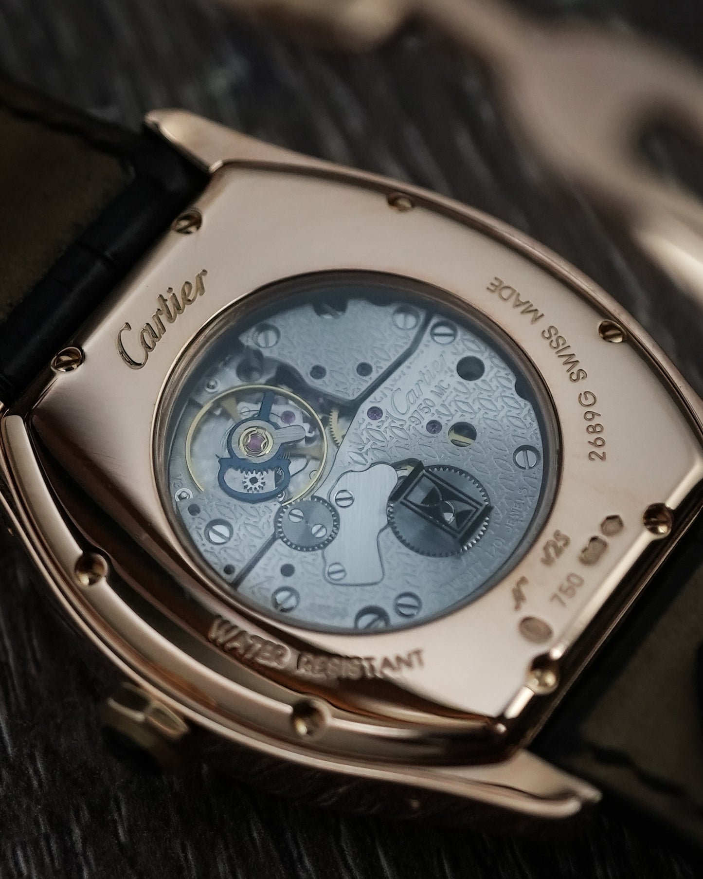 Cartier CPCP Tortue Hourglass Edition in 18K Solid Rose Gold 25 Pieces 2689G 2689
