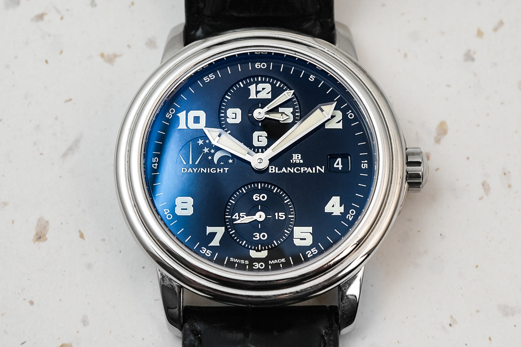 Blancpain Leman Double Time Zone GMT Night Day 2160-1130-53