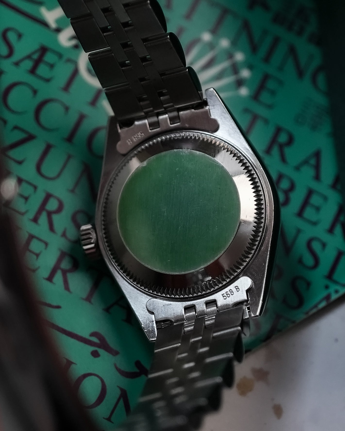 Rolex Datejust Sodalite Lady Ladies Factory Diamonds 26mm 79174