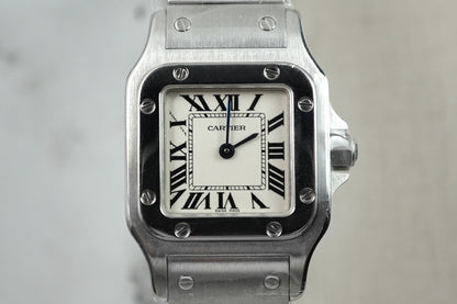 Cartier Santos Galbee Lady Ladies Quartz W20056D6 1565