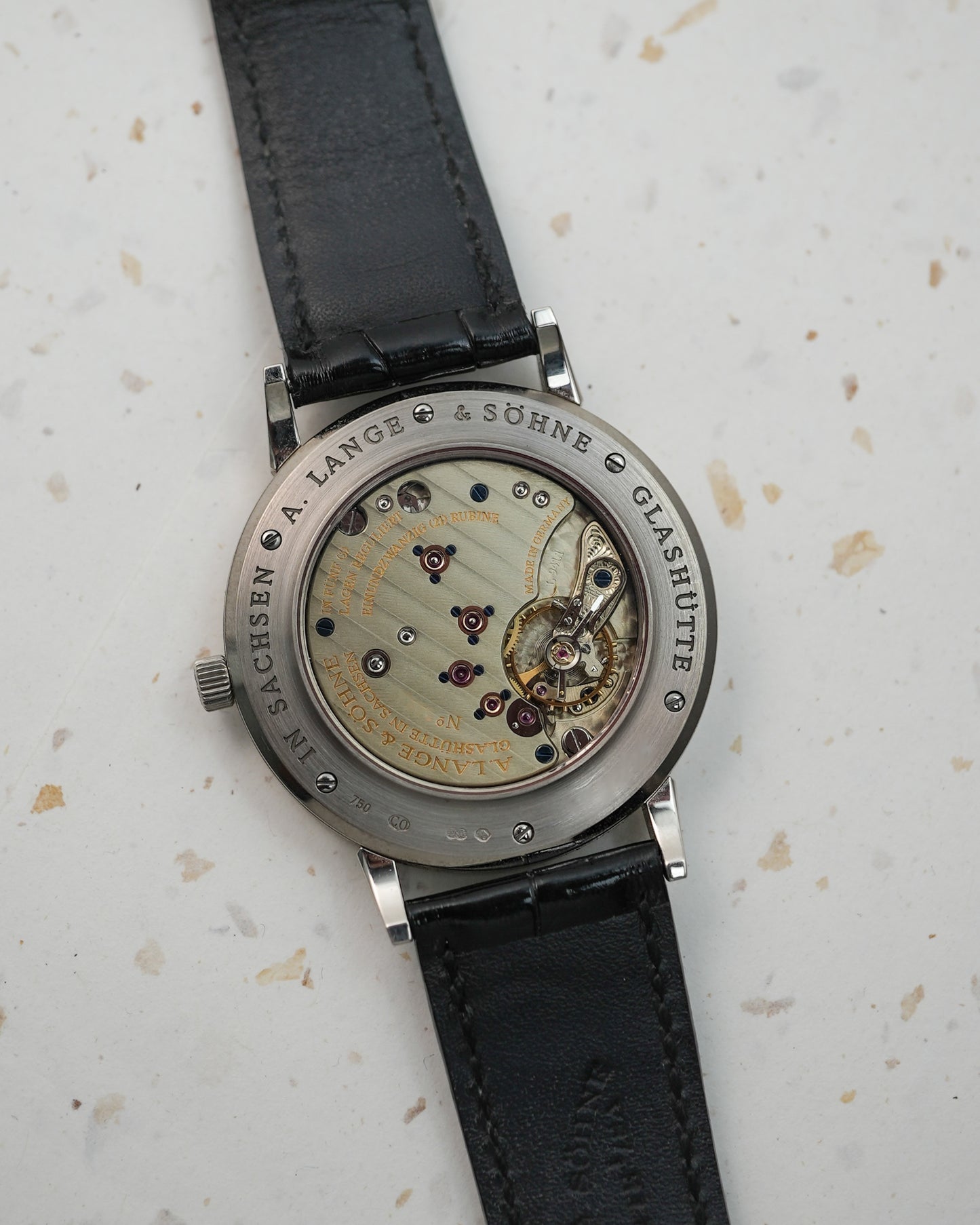 A. Lange & Söhne Saxonia in 18K Solid White Gold Small Seconds 37mm 215.026