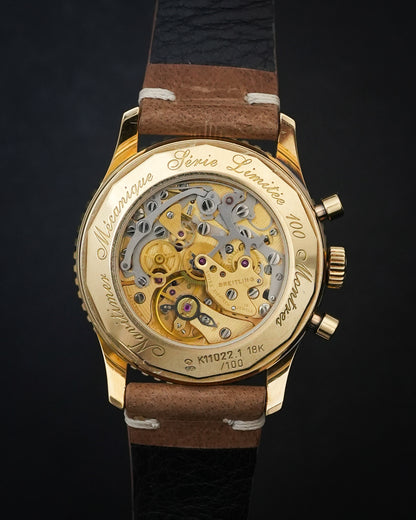 Breitling Navitimer Chronograph Mechanique in 18k Solid Yellow Gold Limited Numbered Edition 100 Pieces K11022.1 K11022