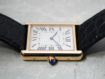 Cartier Tank Solo Large LM in 18k Yellow Gold Quartz 3167
