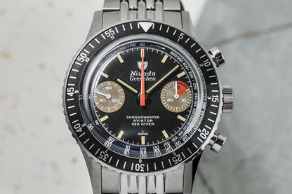 Nivada Grenchen Chronomaster Orange Boy 38mm 86011M04