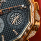 Corum Admiral’s Cup Seafender Tourbillon Chronograph Baguette Factory Diamonds  in 18K Solid Red Gold