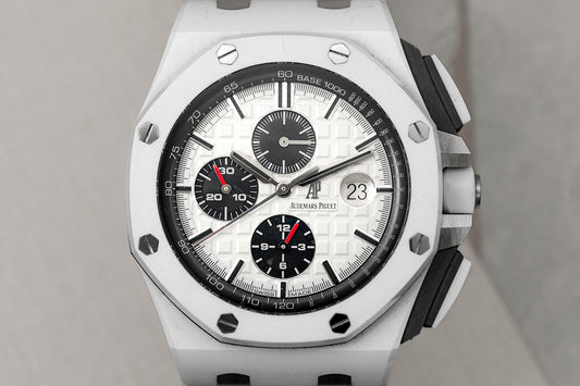Audemars Piguet Royal Oak Offshore Chronograph Boutique Edition White Ceramic 44mm 26402CB 26402CB.OO.A010CA.01