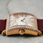 Franck Muller Master Square Ladies Factory Diamonds in 18K Solid Rose Gold 6002 L QZ Rel Relief
