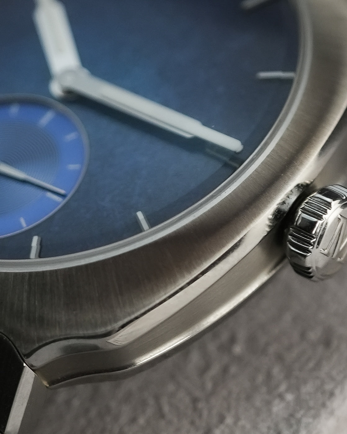 H Moser & Cie Streamliner Small Seconds Blue Enamel and 6500-1200