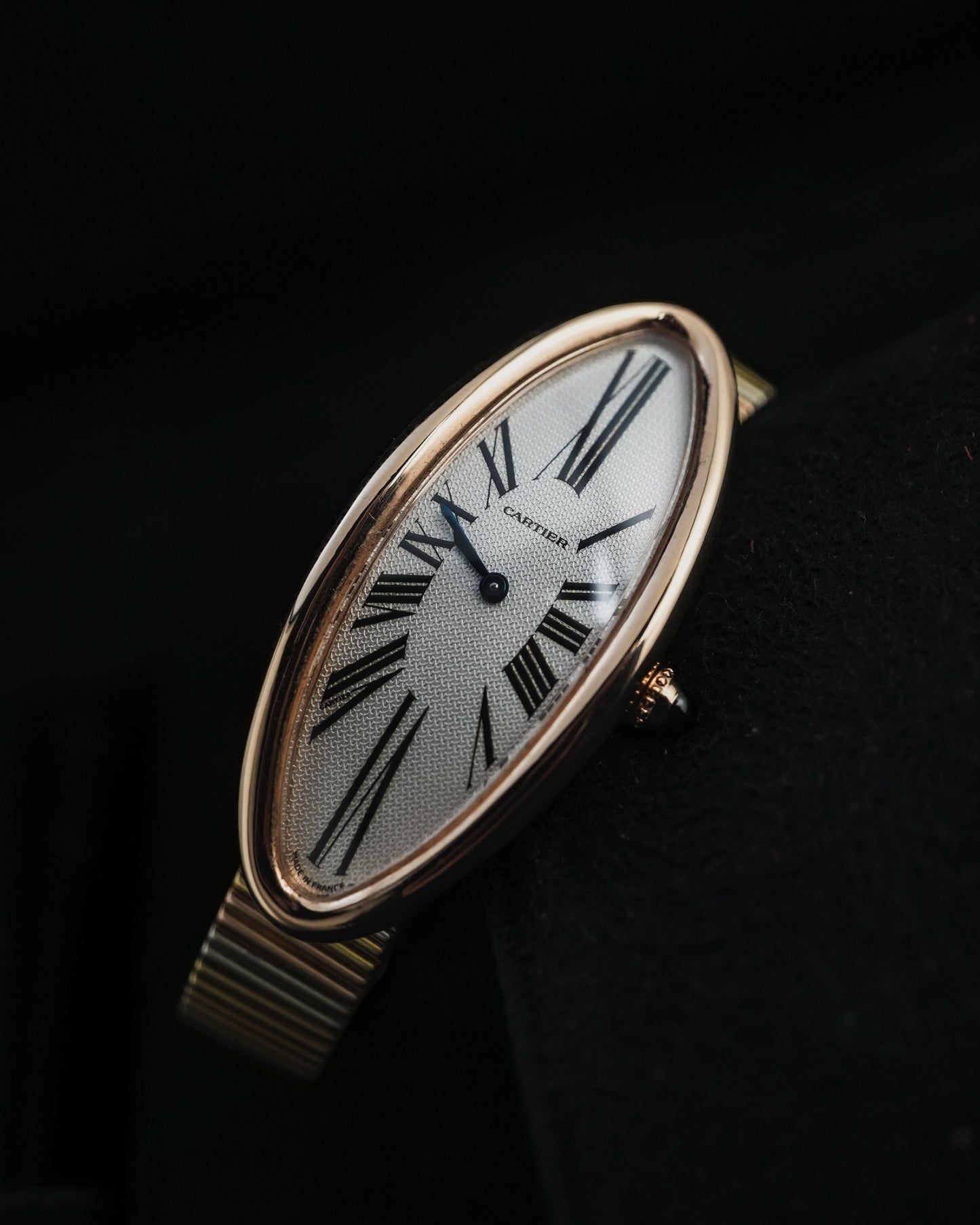 Cartier Baignore Allongee France Manual Winding in 18K Solid Rose Gold 2515