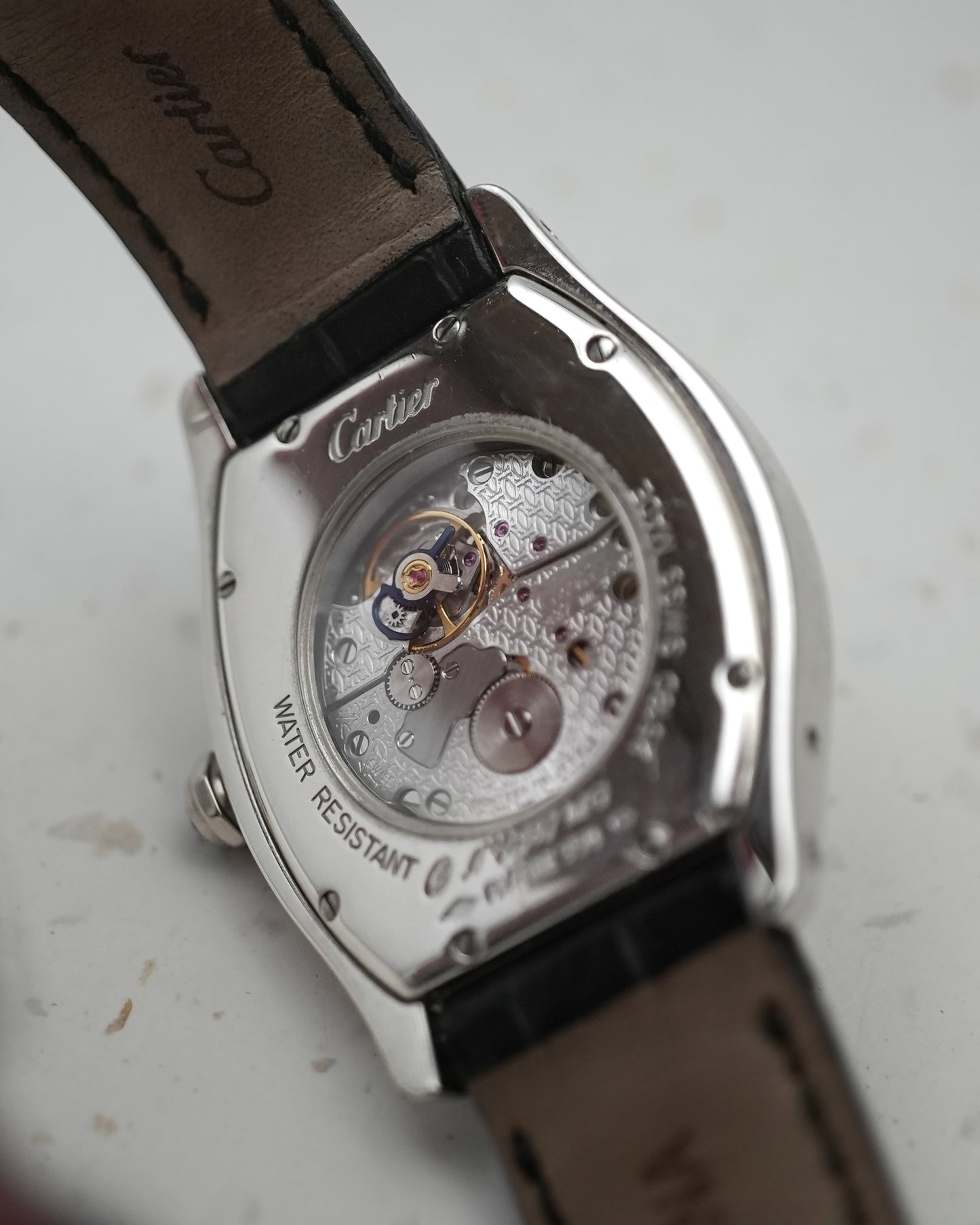 Cartier Tortue CPCP Prive Paris Collection in Platinium 2518D W1546151