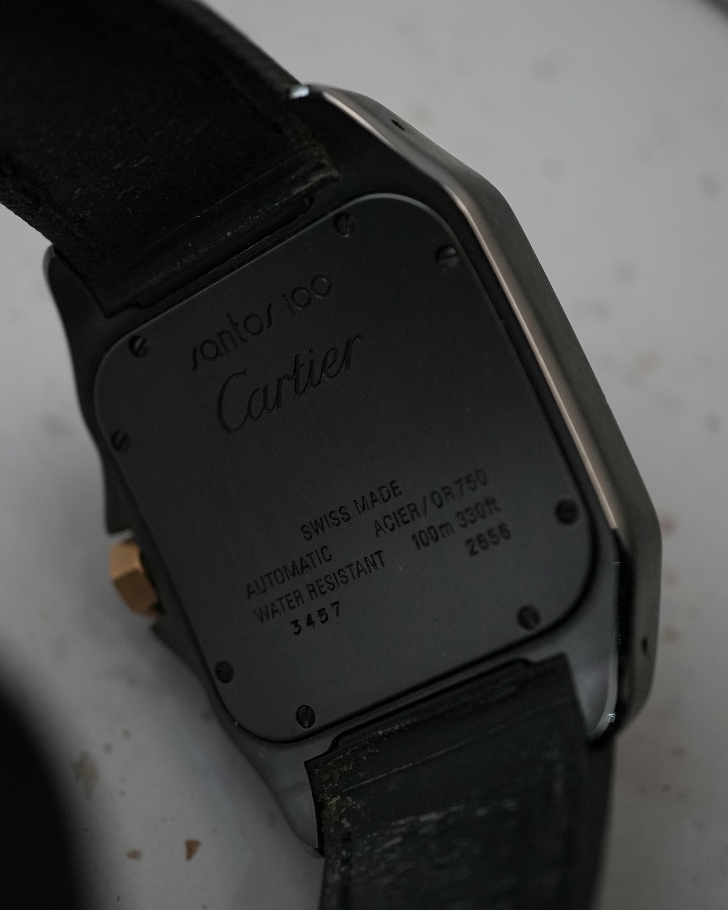 Cartier Santos 100 XL PVD Rose Gold Bezel 2656 W2020009